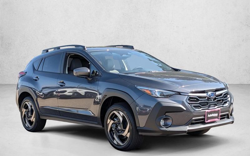 2026 Crosstrek Limited Hybrid — Front three-quarter — Magnetite Gray Pearl