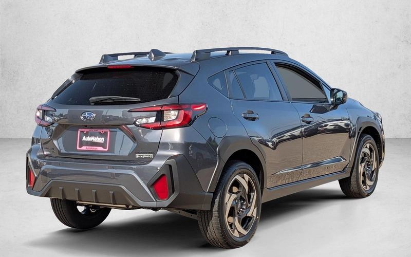 2026 Crosstrek Limited Hybrid — Rear three-quarter