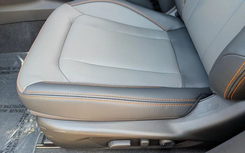 2026 Crosstrek Limited Hybrid leather seats with contrast stitching
