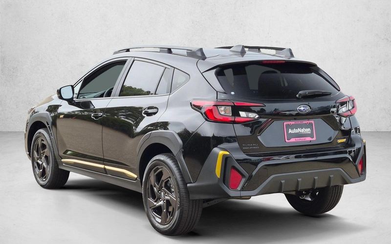 2026 Subaru Crosstrek Sport — Rear three-quarter, driver side