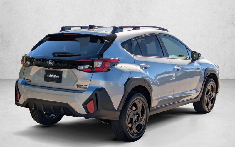 2026 Subaru Crosstrek Sport Hybrid — Rear three-quarter