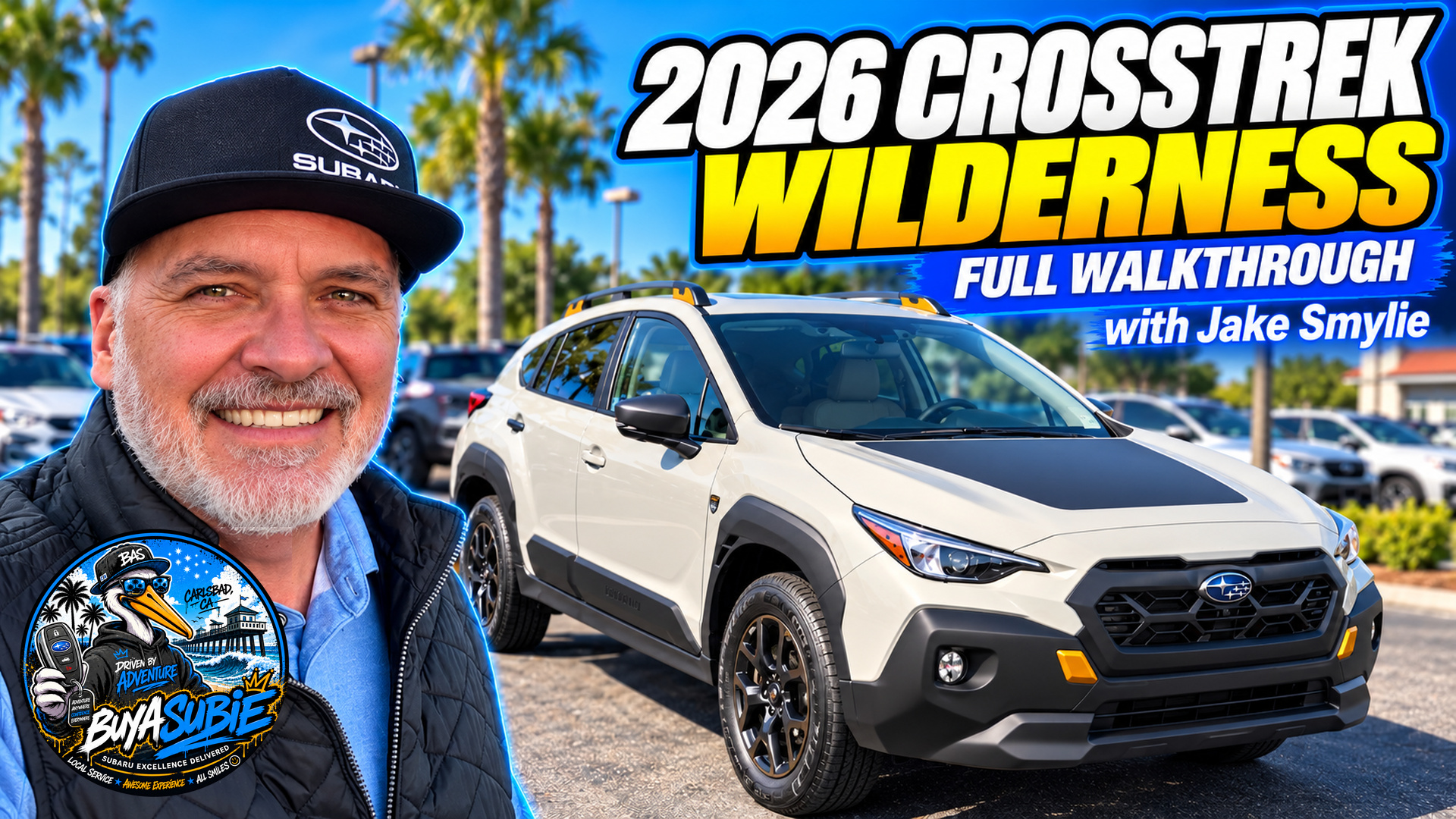 2026 Crosstrek Wilderness walkthrough cover with Jake Smylie